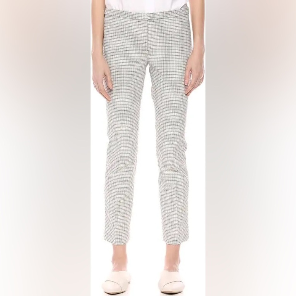 Theory Classic Skinny Pant in Viscose Plaid Size 0